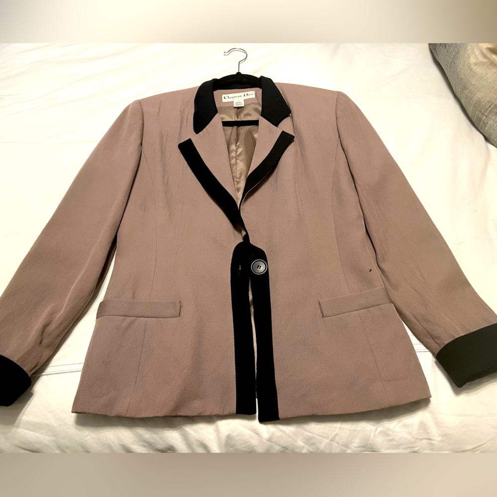 Christian Dior Blazer with Shoulder Pads
